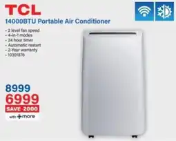 Incredible Connection TCL 14000BTU Portable Air Conditioner offer