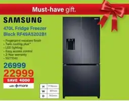 Incredible Connection SAMSUNG Fridge Freezer Black RF49A5202B1 offer