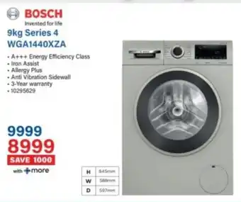 Incredible Connection BOSCH Series 4 WGA1440XZA offer