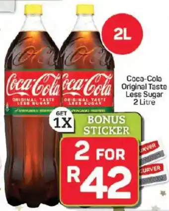 Coca-Cola Original Taste Less Sugar