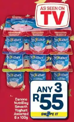 Pick n Pay Hypermarket Danone NutriDay Smooth Yoghurt Assorted offer