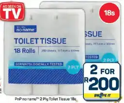 Pick n Pay Hypermarket PnP no name 2 Ply Toilet Tissue offer