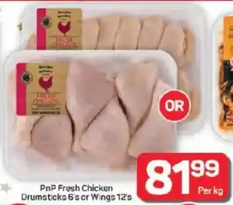 Pick n Pay Hypermarket PnP Fresh Chicken Drumsticks or Wings offer