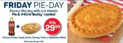 Pick n Pay Hypermarket Pie & 440ml Buddy combo offer
