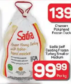 Pick n Pay Hypermarket Sadia Self Basting Frozen Turkey Small or Medium offer