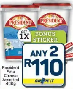 Pick n Pay Hypermarket President Feta Cheese Assorted offer