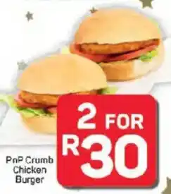Pick n Pay Hypermarket PnP Crumb Chicken Burger offer