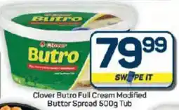 Pick n Pay Hypermarket Clover Butro Full Cream Modified Butter Spread Tub offer
