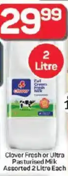 Pick n Pay Hypermarket Clover Fresh or Ultra Pasturised Milk Assorted offer