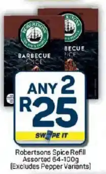 Pick n Pay Hypermarket Robertsons Spice Refill Assorted offer
