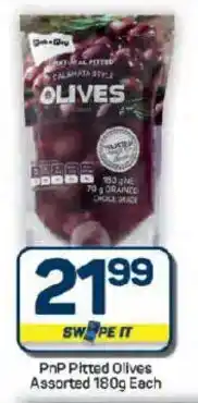 Pick n Pay Hypermarket PnP Pitted Olives Assorted offer