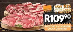 OBC Meat & Chicken Obc A-class beef chuck or brisket offer
