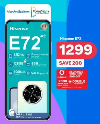 PEP Hisense E72 offer