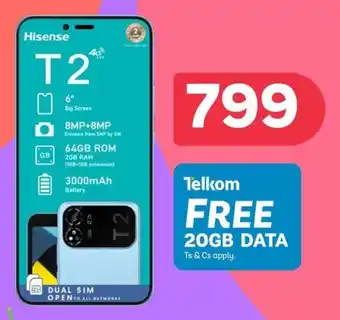 PEP Hisense T2 offer