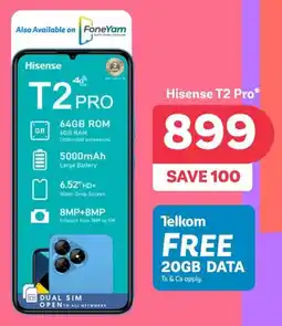 PEP Hisense T2 Pro offer
