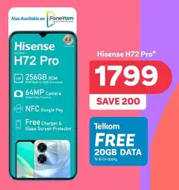 PEP Hisense H72 Pro offer