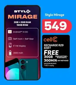 PEP Stylo Mirage offer