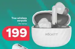 PEP Rockitt True wireless earpods offer