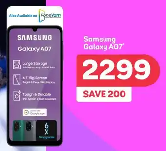 PEP Samsung Galaxy A07 offer