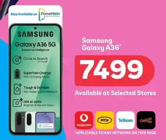 PEP Samsung Galaxy A36 offer