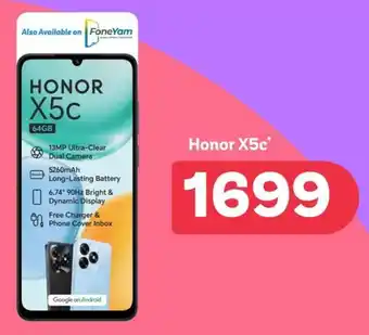 PEP Honor X5c offer