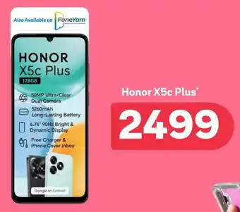 PEP Honor X5c Plus offer