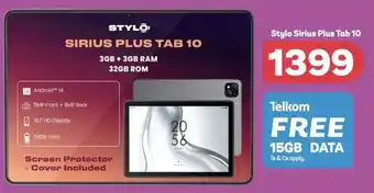 PEP Stylo Sirius Plus Tab 10 offer