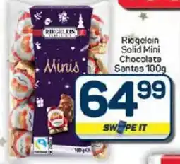Pick n Pay Hypermarket Riegelein Solid Mini Chocolate Santas offer