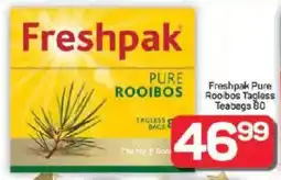Pick n Pay Hypermarket Freshpak Pure Rooibos Tagless Teabags offer