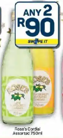 Pick n Pay Hypermarket Rose's Cordial Assorted offer