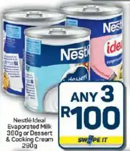 Pick n Pay Hypermarket Nestlé Ideal Evaporated Milk or Dessert & Cooking Cream offer