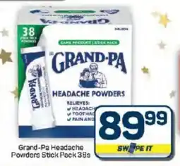 Pick n Pay Hypermarket Grand-Pa Headache Powders Stick Pack offer