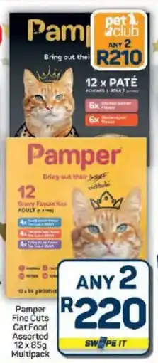 Pick n Pay Hypermarket Pamper Fine Cuts Cat Food Assorted offer