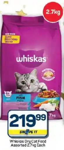 Pick n Pay Hypermarket Whiskas Dry Cat Food Assorted offer