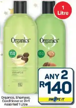Pick n Pay Hypermarket Organics, Shampoo, Conditioner or 2in1 Assorted offer