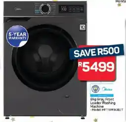 Pick n Pay Hypermarket Midea Grey Front Loader Washing Machine offer