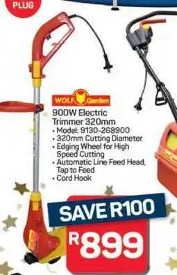 Pick n Pay Hypermarket WOLF-Garten 900W Electric Trimmer 320mm offer