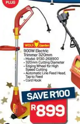 Pick n Pay Hypermarket WOLF-Garten 900W Electric Trimmer 320mm offer