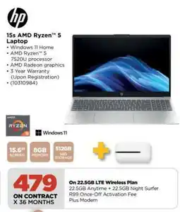 HiFi Corp 15s AMD Ryzen 5 Laptop offer