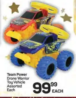 Pick n Pay Hypermarket Team Power Drone Warrior Toy Vehicle offer