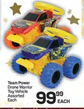 Pick n Pay Hypermarket Team Power Drone Warrior Toy Vehicle offer