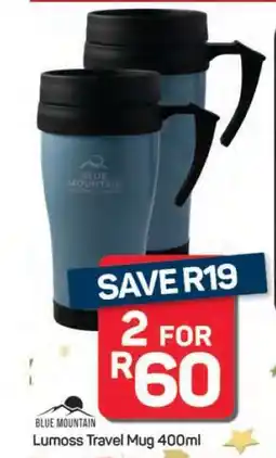 Pick n Pay Hypermarket Lumoss Travel Mug 400ml offer