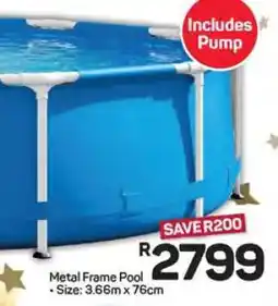 Pick n Pay Hypermarket Metal Frame Pool offer