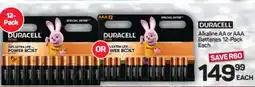 Pick n Pay Hypermarket Duracell Alkaline Batteries 12-Pack offer