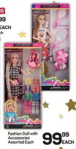 Pick n Pay Hypermarket Fashion Doll with Accessories Assorted Each offer