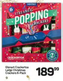 Pick n Pay Hypermarket Glenart Crackertoa Large Christmas Crackers 6-Pack offer