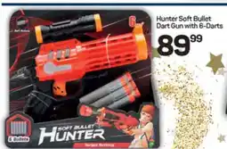 Pick n Pay Hypermarket Hunter Soft Bullet Dart Gun with 6-Darts offer
