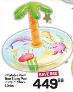 Pick n Pay Hypermarket Inflatable Palm Tree Spray Pool offer