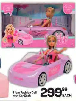 Pick n Pay Hypermarket 31cm Fashion Doll with Car offer