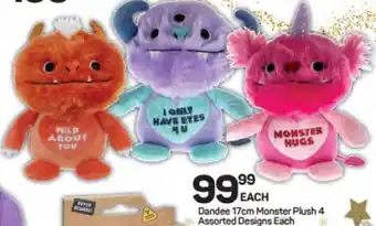 Pick n Pay Hypermarket Dandee 17cm Monster Plush offer